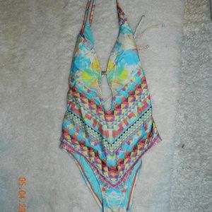 Women's Bar III Multi Colored One Piece Swimsuit